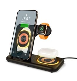 SwitchEasy HyperGear PowerFold X-Ray 4-in-1 Foldable Wireless Charging Stand with 15W Wireless Fast Charge