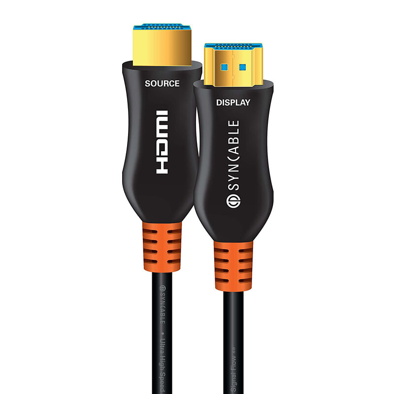 SynCable HDMI 2.0 Active Optical Cable – 4K @60Hz 18 Gb/s - FT4 – 20m  (65ft)