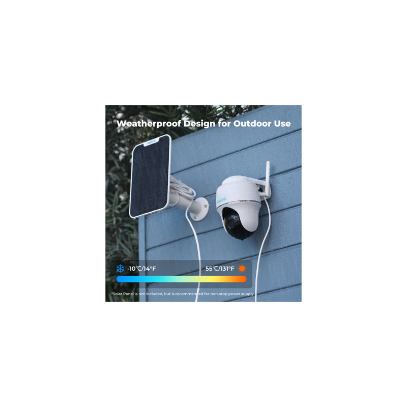 Argus PT 5MP Outdoor Battery-powered WiFi Camera