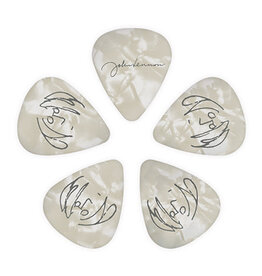 D'Addario John Lennon Signature Guitar Picks, Medium Gauge (.70mm) 10-Pack