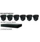 Hikvision 4K Value Express Kit with 8-Channel NVR and 6 x 4MP Outdoor Turret Cameras with 2.8mm Lens