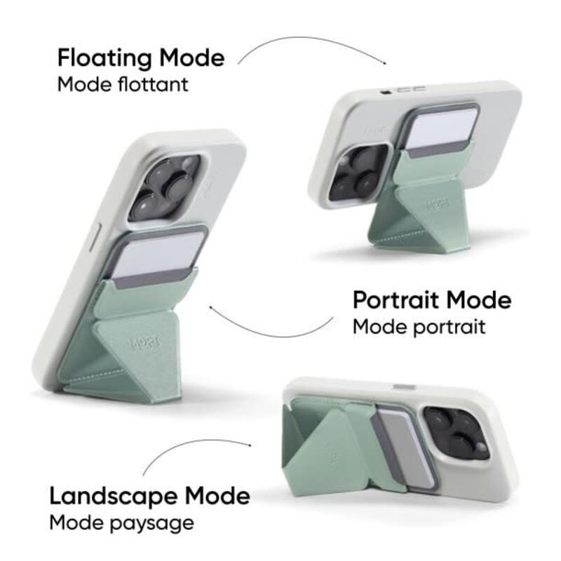 MOFT Snap-On iPhone Stand & Wallet MagSafe