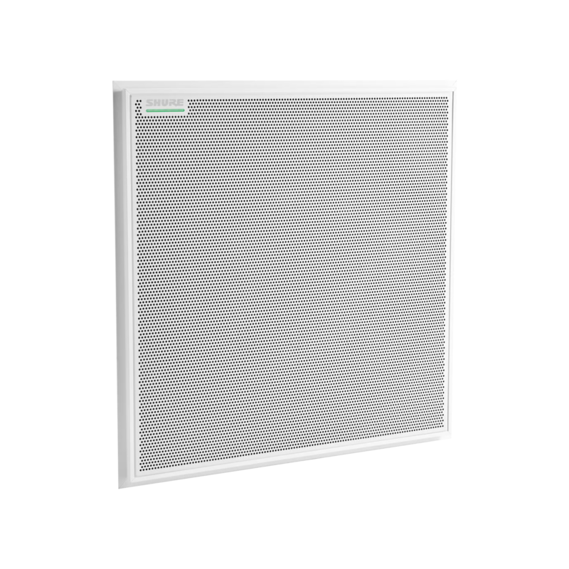 POE+ Ceiling Array Microphone with Integrated Loudspeaker