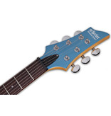 Schecter Schecter C-6 Deluxe Solid-Body 6 String Electric Guitar - Satin Metallic Light Blue