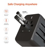 HyperGear World Charge Universal Travel Adapter with USB