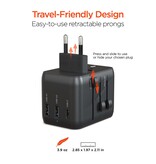 HyperGear World Charge Universal Travel Adapter with USB