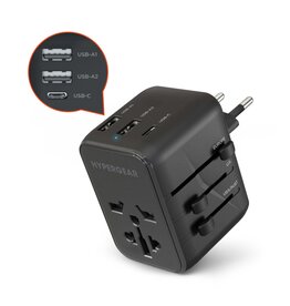 HyperGear World Charge Universal Travel Adapter with USB