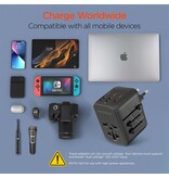 HyperGear World Charge Universal Travel Adapter with USB