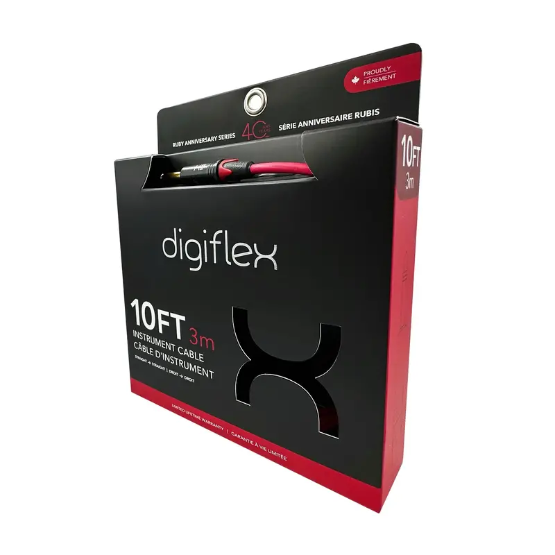 DigiFlex 40th Anniversary RUBY Instrument Cable