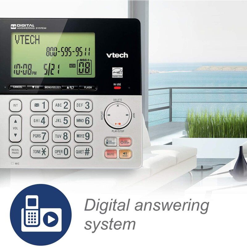 Corded/Cordless Phone system w/Ans 3 handsets