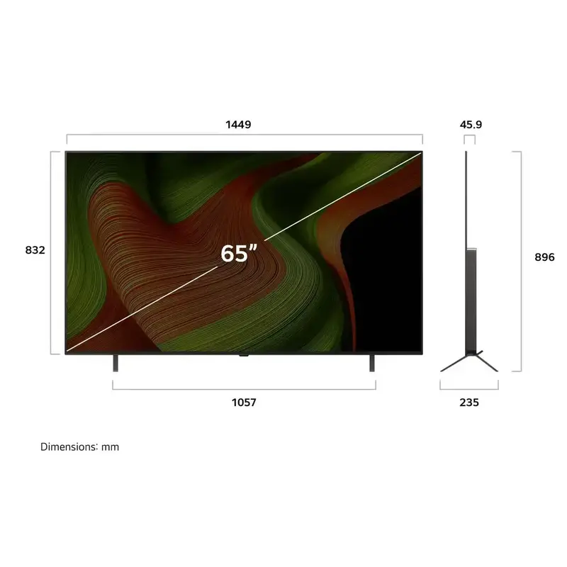 65-Inch B5 Series 4K OLED UHD TV