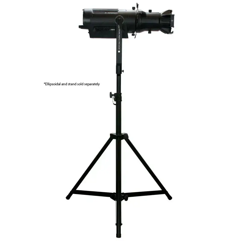 Lighting tripod stand for use with most follow spots and ellipsoidals. - Includes FS Pan Glide