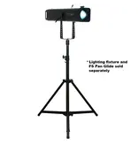 American DJ Lighting tripod stand for use with most follow spots and ellipsoidals. - Includes FS Pan Glide