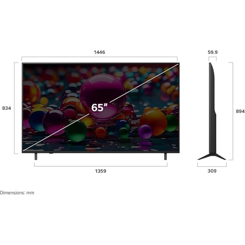 65-Inch UA7000 Series 4K UHD TV α7 AI Processor