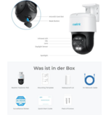 Reolink TrackMix 8MP PoE Dual-Lens 6X PTZ Camera with Auto-Zoom Tracking