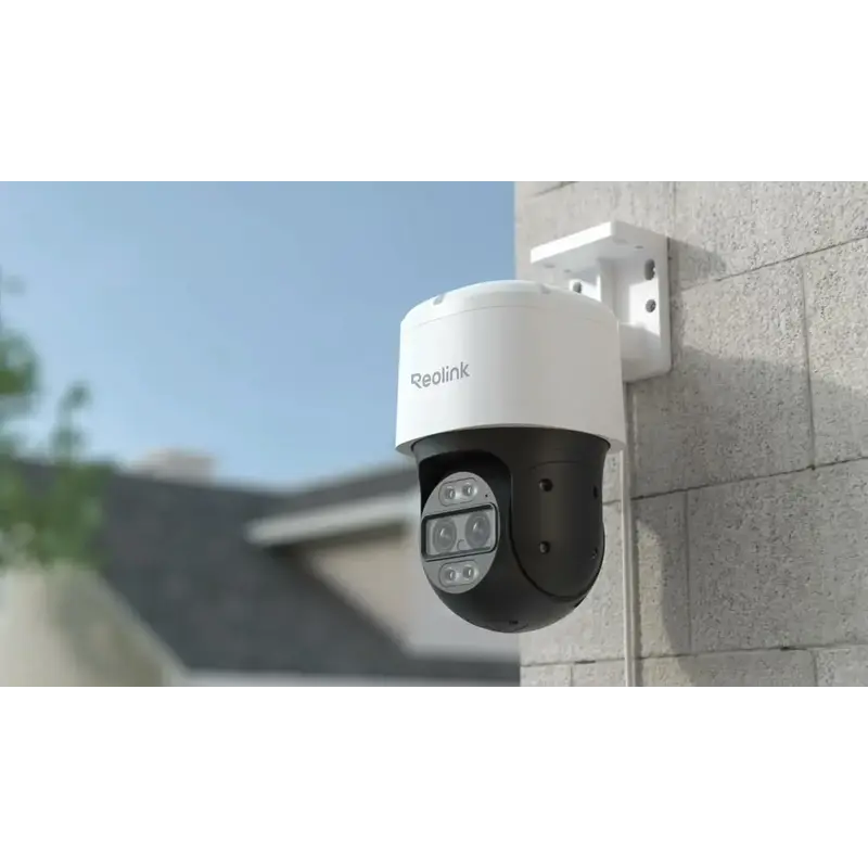 TrackMix 8MP PoE Dual-Lens 6X PTZ Camera with Auto-Zoom Tracking