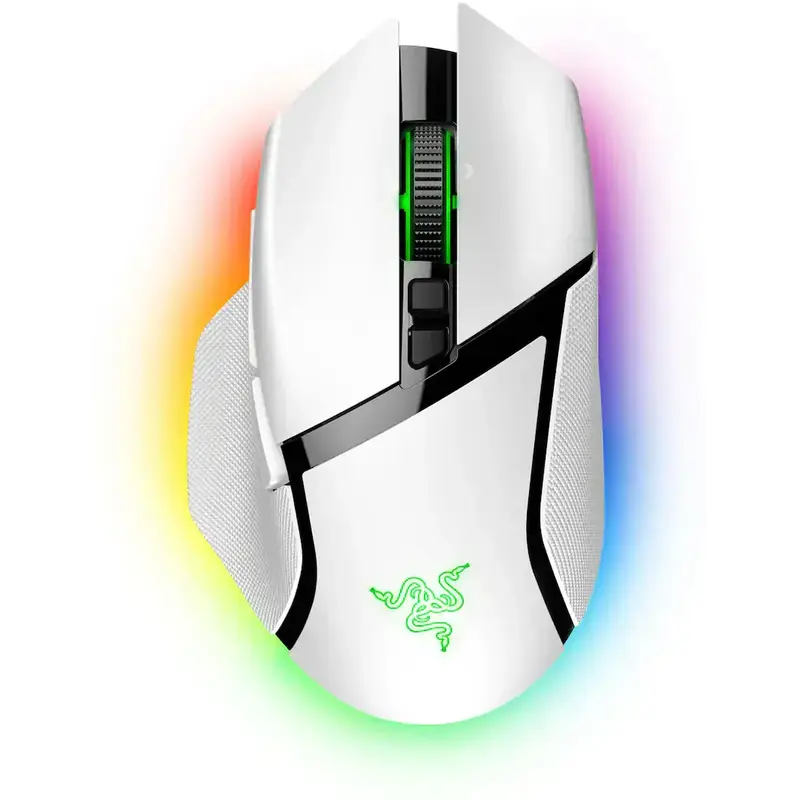 Razer Basilisk V3 Pro 30K DPI Wireless Gaming Mouse White (Razer Renewed)
