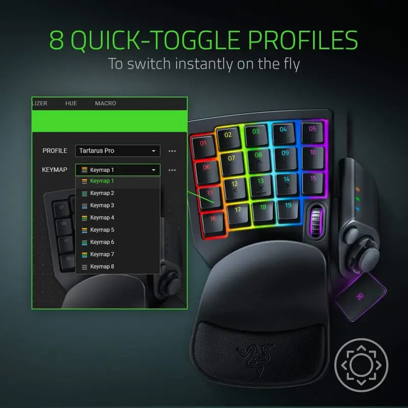 Razer Tartarus Pro Gaming Keypad (Razer Renewed)