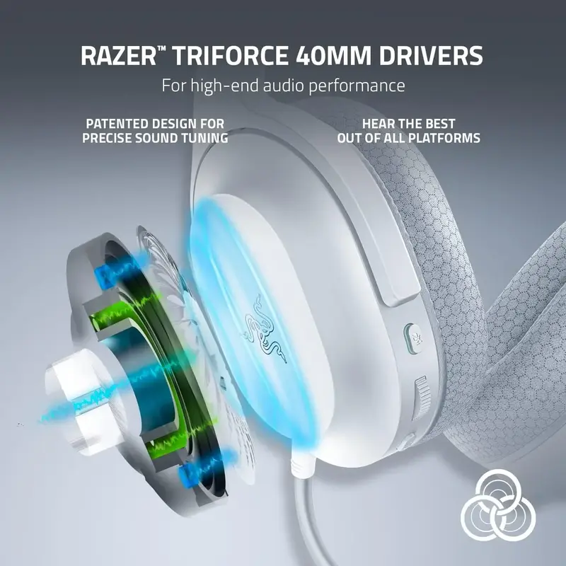 Razer Barracuda X Wireless Multi-Platform Gaming and Mobile Headset - White (Razer Renewed)