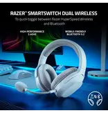 Razer Razer Barracuda X Wireless Multi-Platform Gaming and Mobile Headset - White (Razer Renewed)