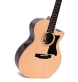 Sigma Guitars SE Series Grand OM Acoustic-Electric Guitar, Satin