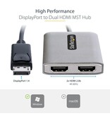 StarTech DisplayPort 1.4 to Dual HDMI Adapter