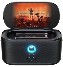 Ikarao Shell S2 Karaoke Machine with Lyrics Display/32GB, 140W