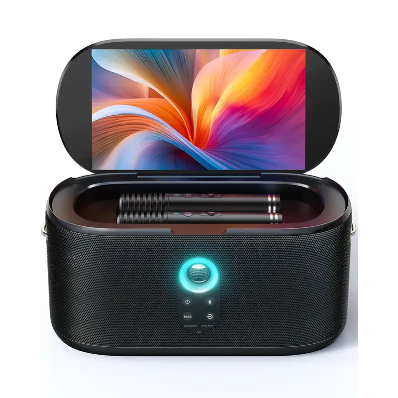 Ikarao Shell S1 Karaoke Machine with Lyrics Display/32GB, 300W