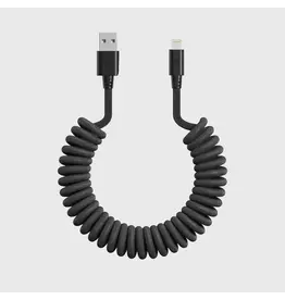 Caseco Road Ready Coil Cord (USB-A to Lightning)