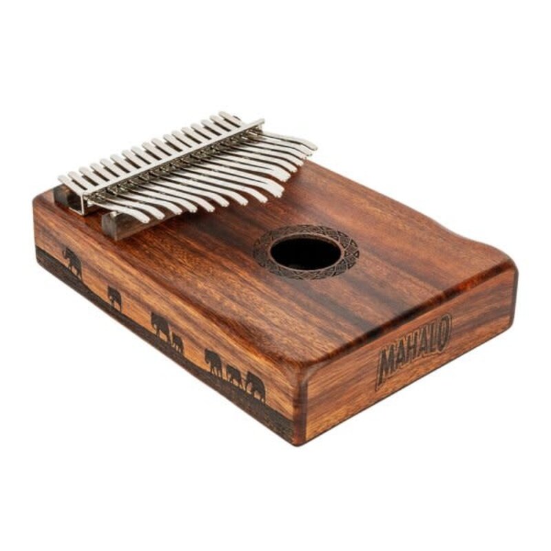 17-Key Kalimba With Bag & Tuning Hammer, Traditional