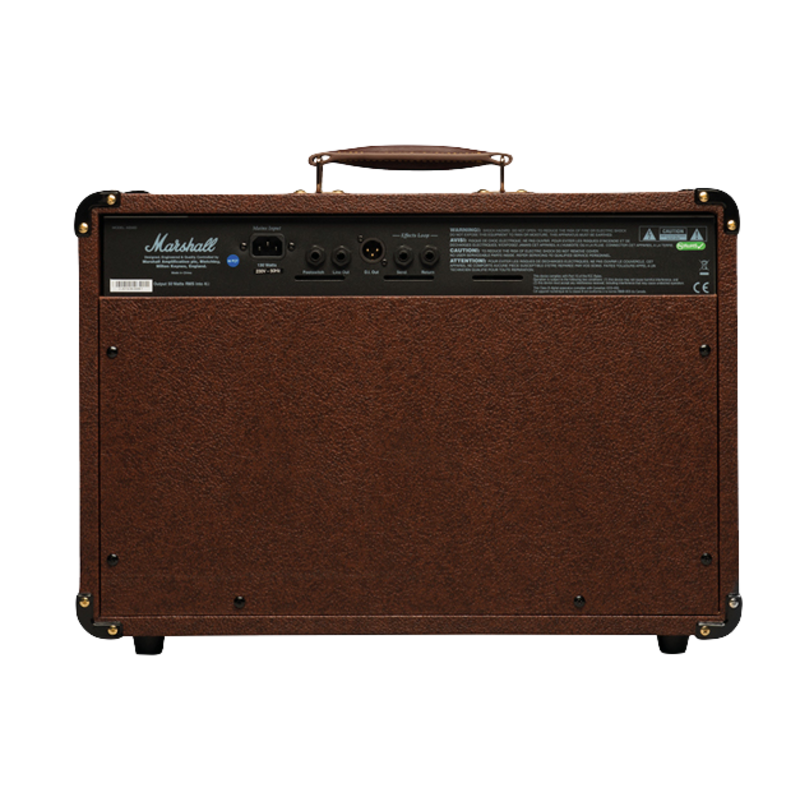 Used Marshall 50W 2x8 Acoustic Guitar Combo Amp/Cover and Foot Switch