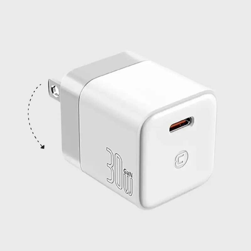 USB-C 30 Watt Foldable Wall Charger