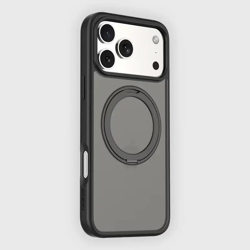 iPhone 17 Pro Max Hybrid Case With Built-in MagSafe Ring Holder