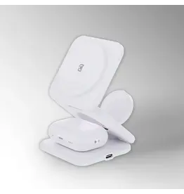 Caseco Nitro 3 in 1 MagSafe Charging Station (White)