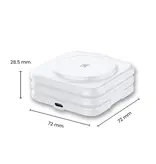 Caseco Nitro 3 in 1 MagSafe Charging Station (White)