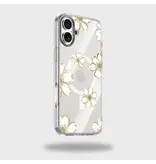 Caseco Gold Floral Clear Design Case with MagSafe - iPhone 16