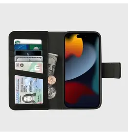 Caseco 5th Ave Wallet Case with MagSafe - iPhone 16 - Black
