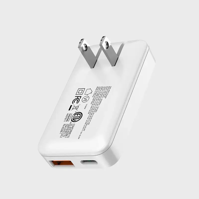 FlatCharge Dual Port PD 45W Wall Charger