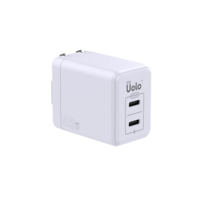Volt 45W Dual USB C PD GaN Wall Charger