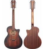 D'Angelico USED - D'Angelico Premier Fulton LS 12 String Acoustic / Electric Guitar w/Case & Strap