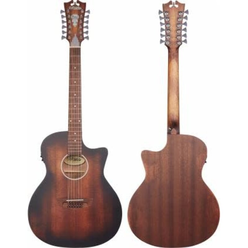 USED - D'Angelico Premier Fulton LS 12 String Acoustic / Electric Guitar w/Case & Strap