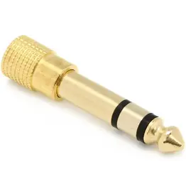 Hosa Headphone Adaptor, 3.5 mm TRS to 1/4-inch TRS