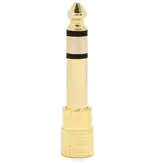 Hosa Headphone Adaptor, 3.5 mm TRS to 1/4-inch TRS