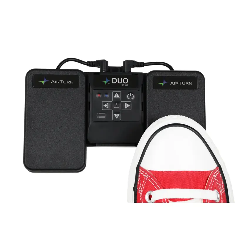 Dual Wireless Pedal Controller With Removable Bluetooth 5 Remote