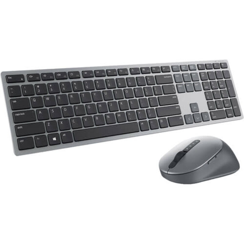 Premier Multi-Device Wireless Keyboard and Mouse (Gray)