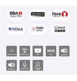 ProVision ISR 4MP 2.8mm Eye-Sight Turret IP Camaera - White