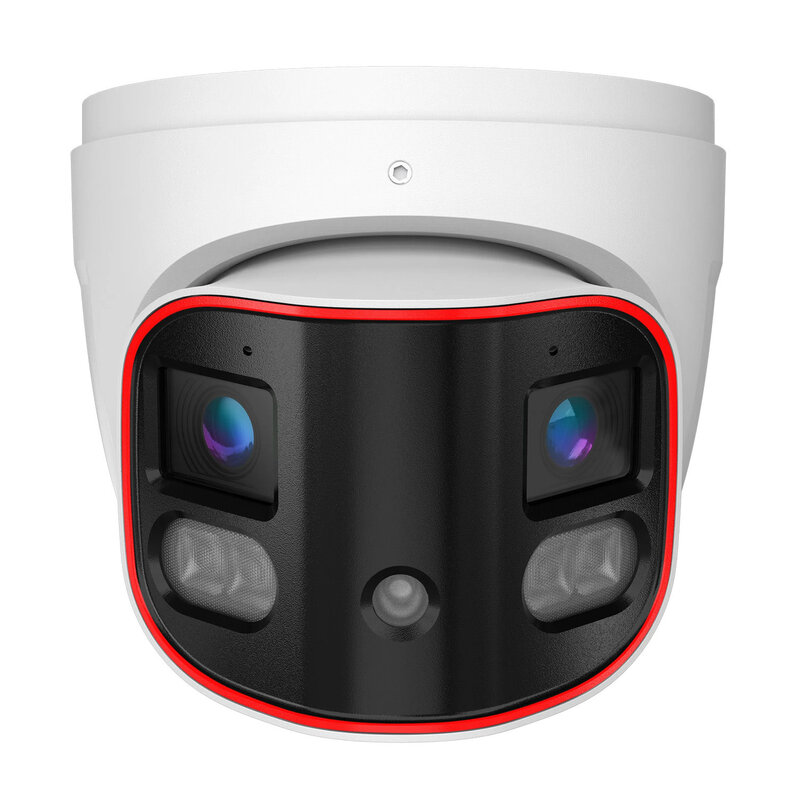 8MP 180 deg. dual 2.8mm lens Eye-Sight Turret Style IP Camera