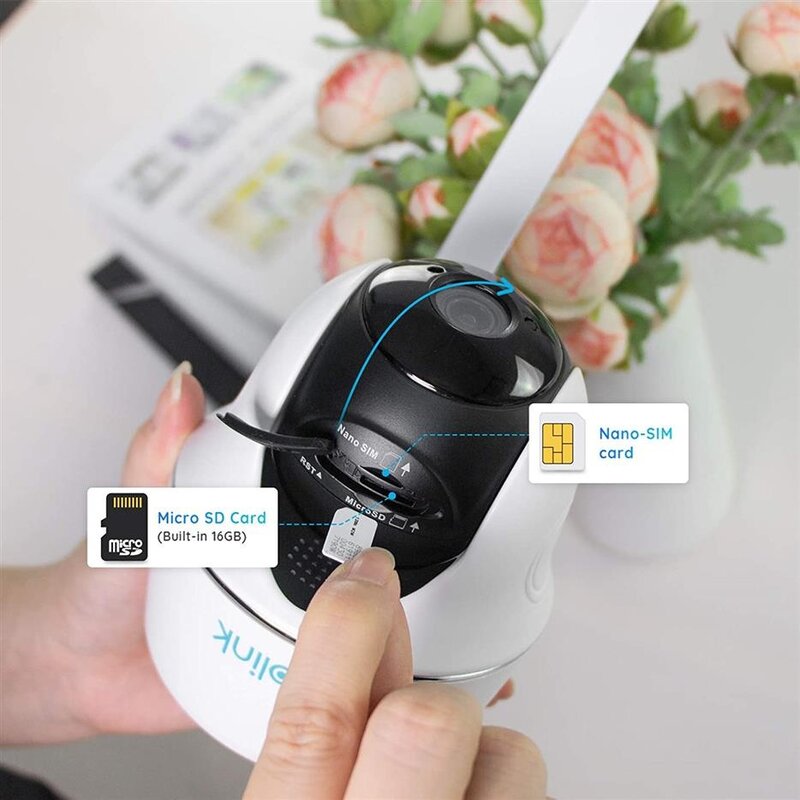 5MP Battery-powered 4G LTE Pan-Tilt Camera