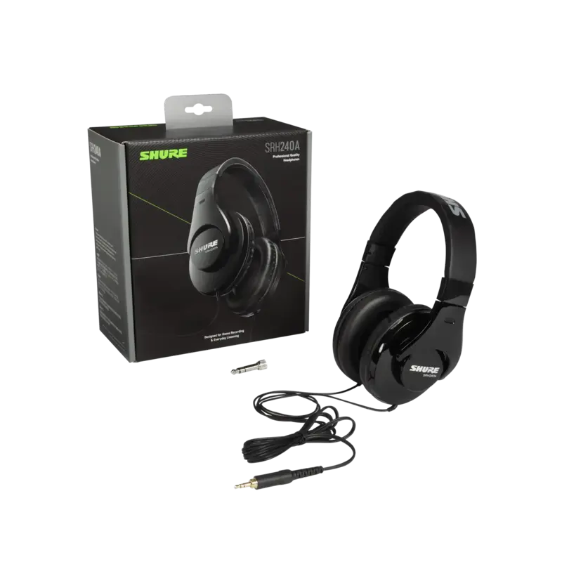 Professional quality Closed-back headphones.