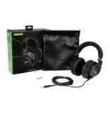 Shure Professional Studio headphones. Closed-back, 40mm Drivers